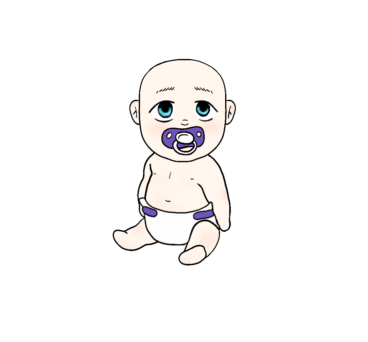 Baby Charlie Paper Doll