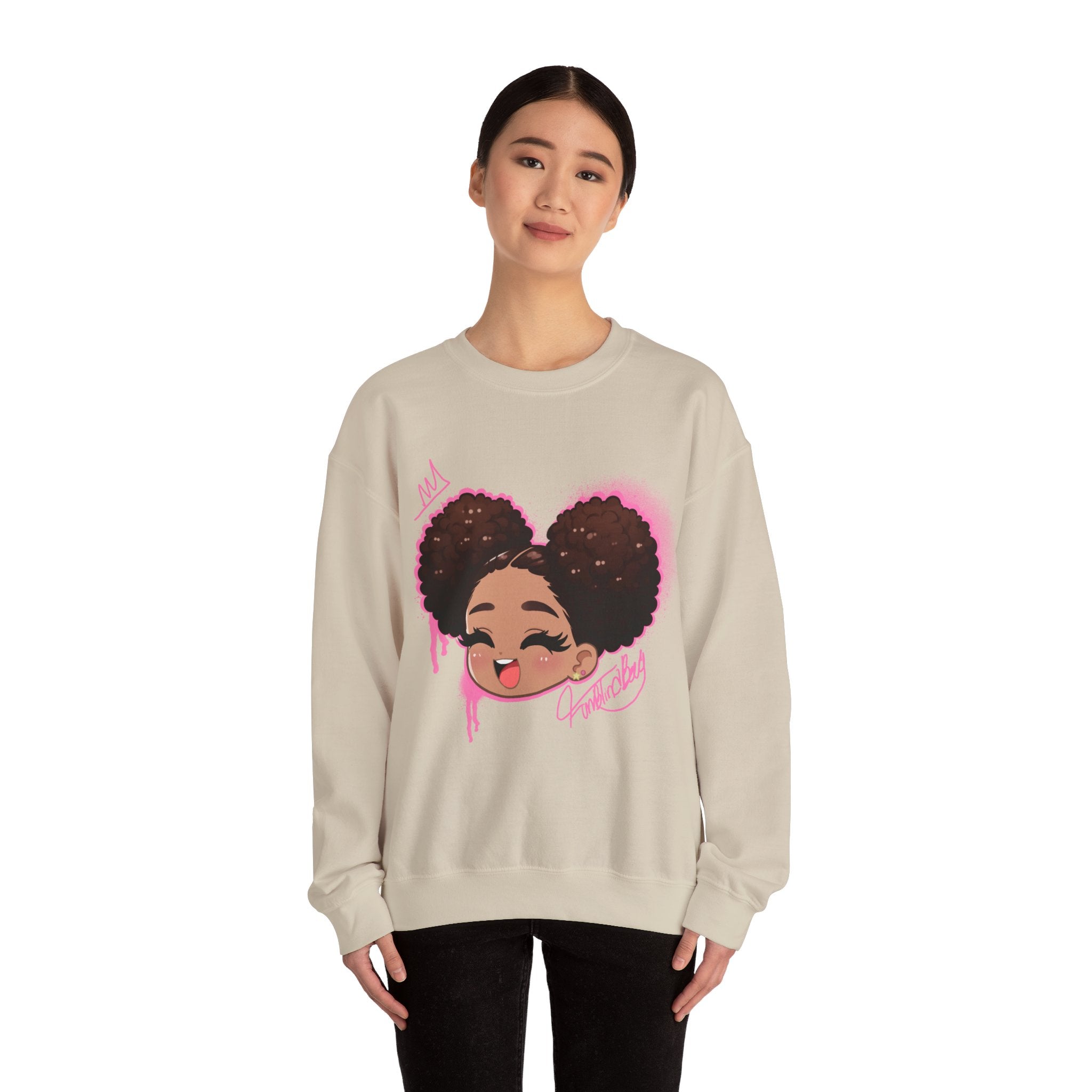 FunBlindBag Spray Paint  Crewneck Sweatshirt