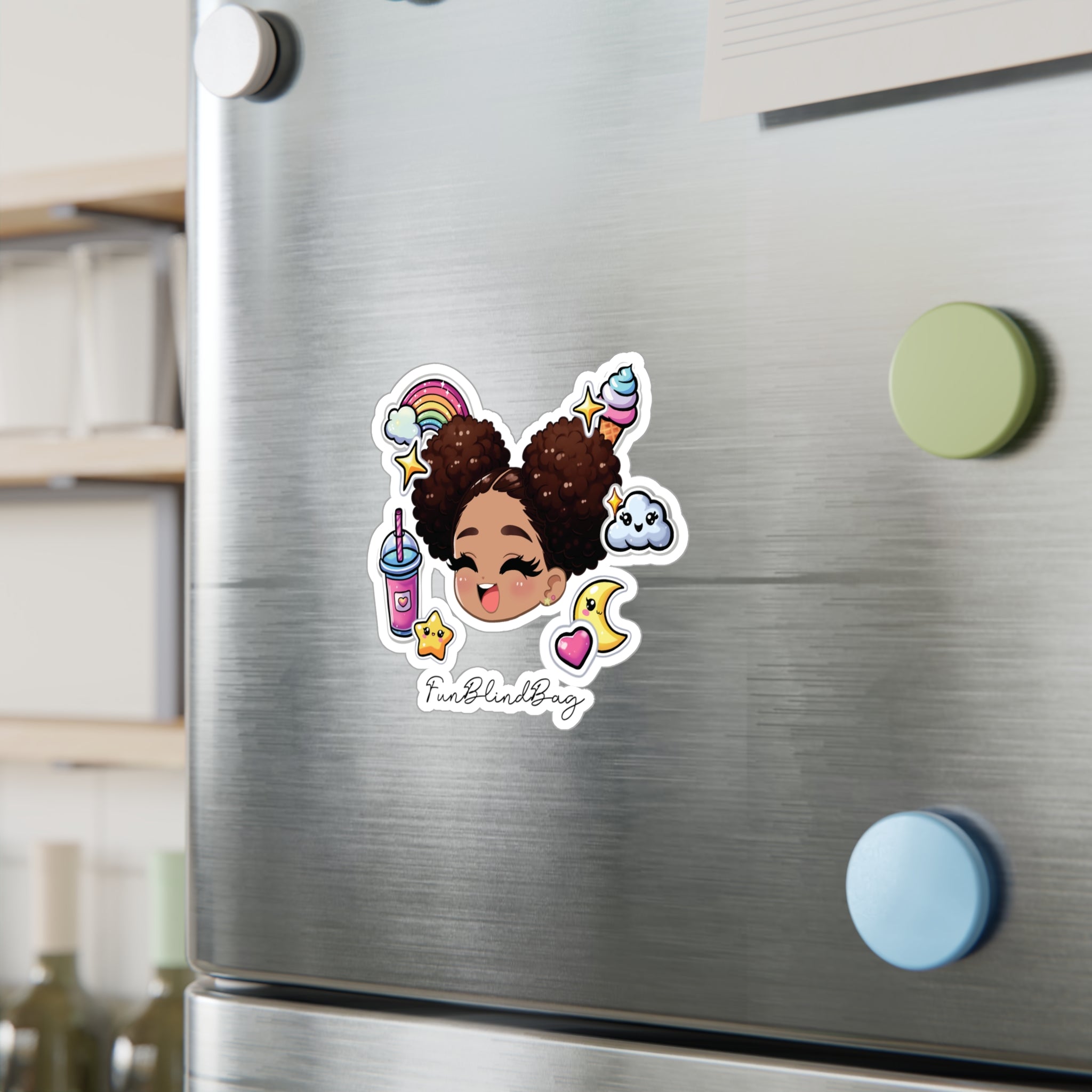 FunBlindBag Kawaii Sticker Kiss-Cut Vinyl Decals