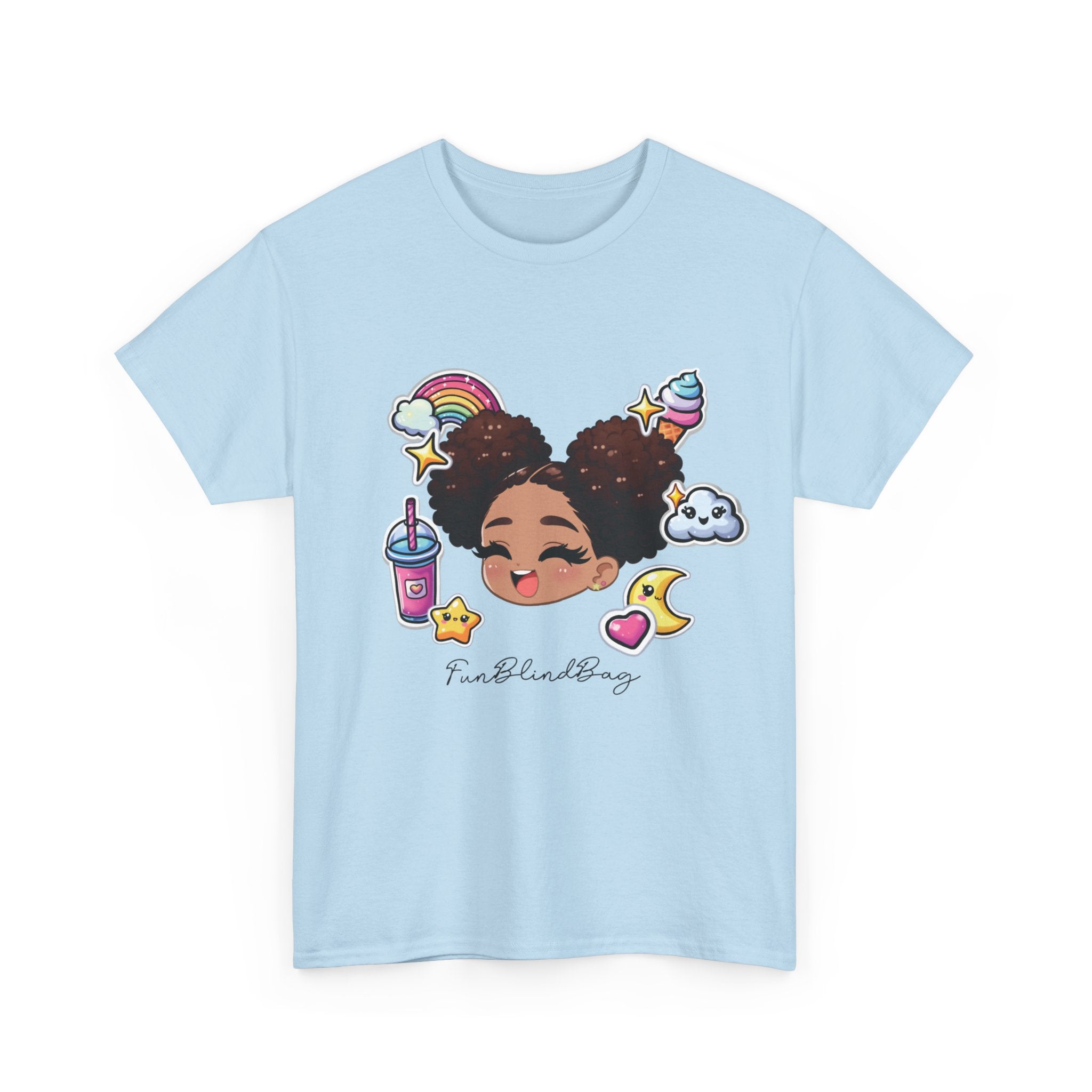 FunBlindBag Kawaii Sticker Graphic Tee