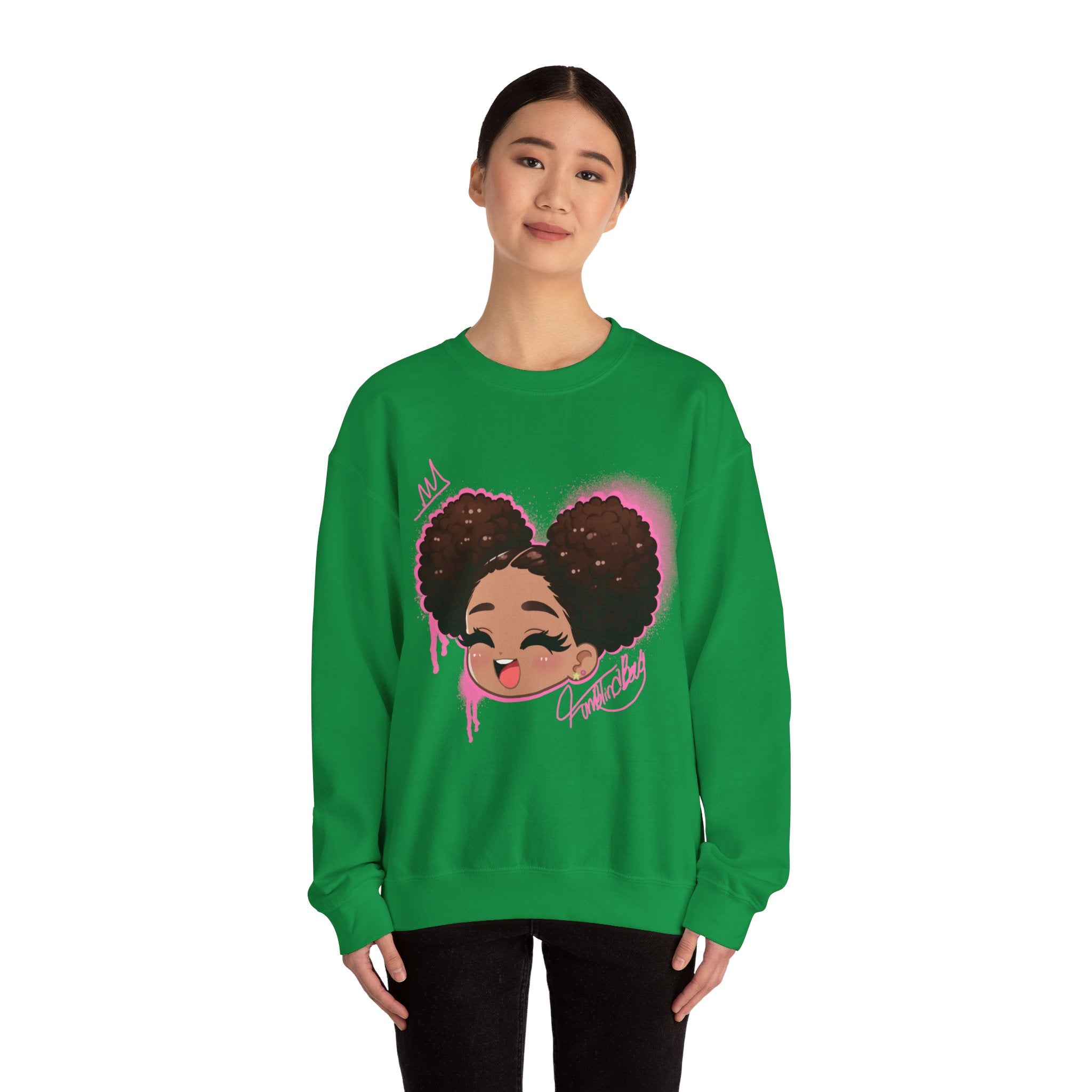 FunBlindBag Spray Paint  Crewneck Sweatshirt