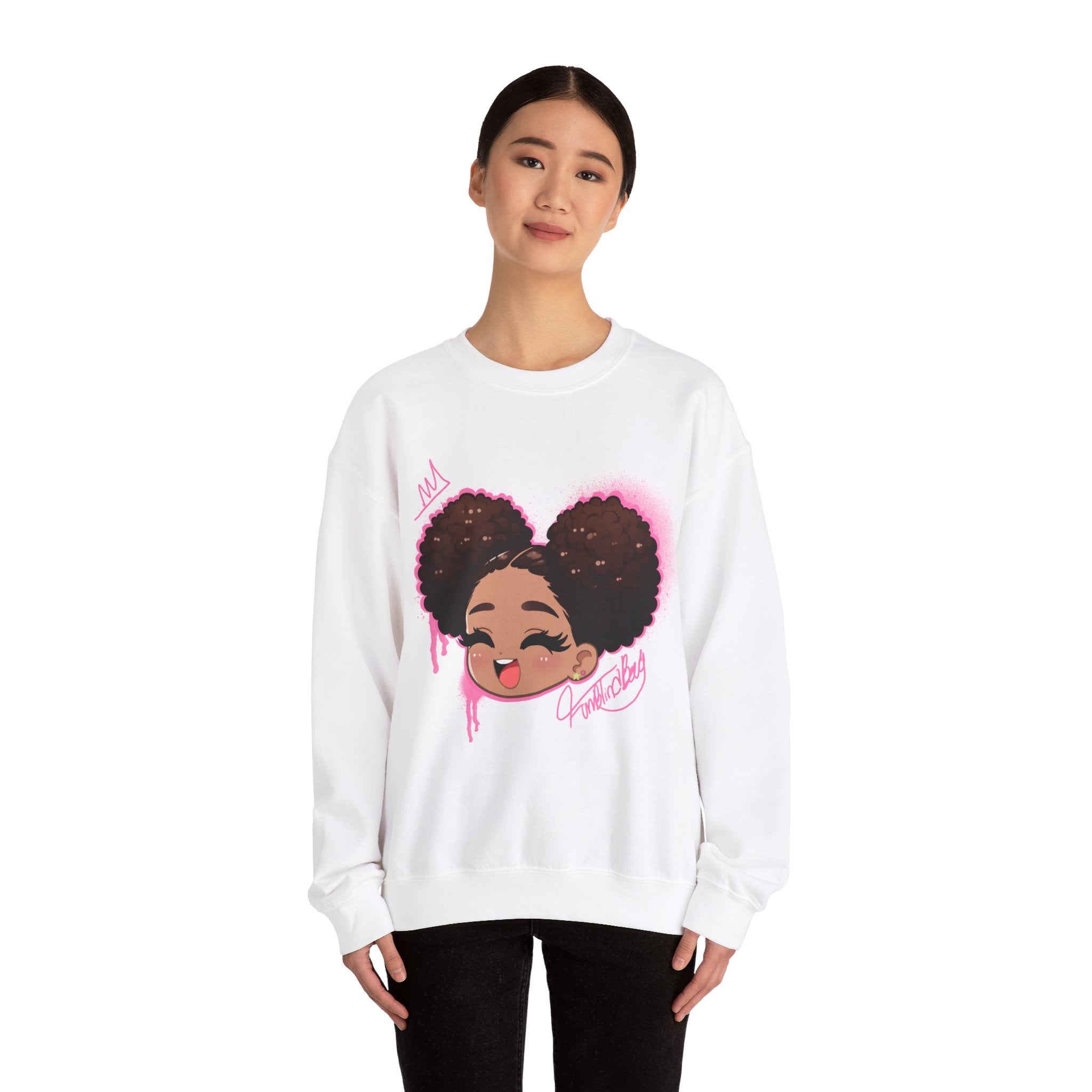 FunBlindBag Spray Paint  Crewneck Sweatshirt