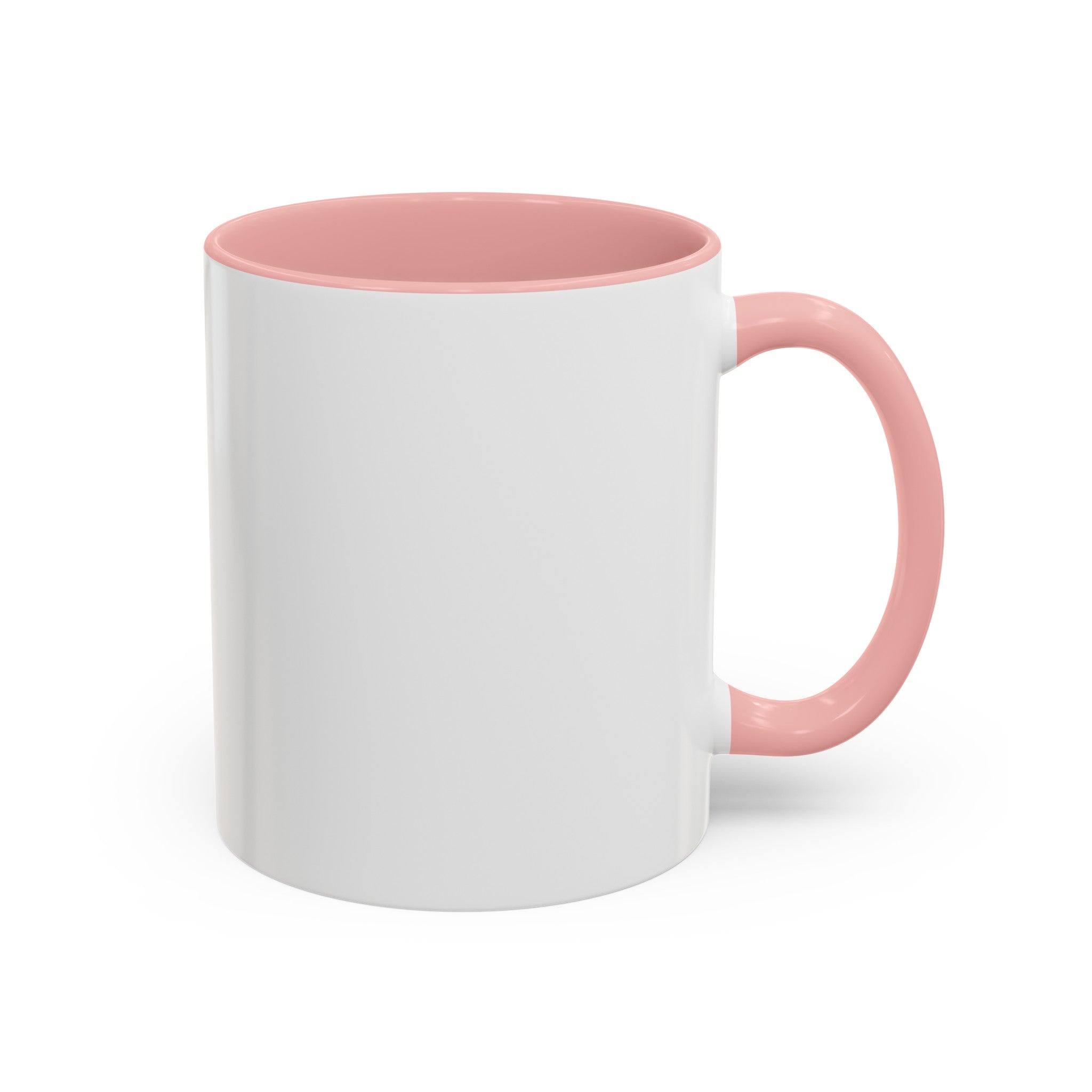 FunBlindBag Kawaii Sticker Pink Lined Coffee Mug, 11oz