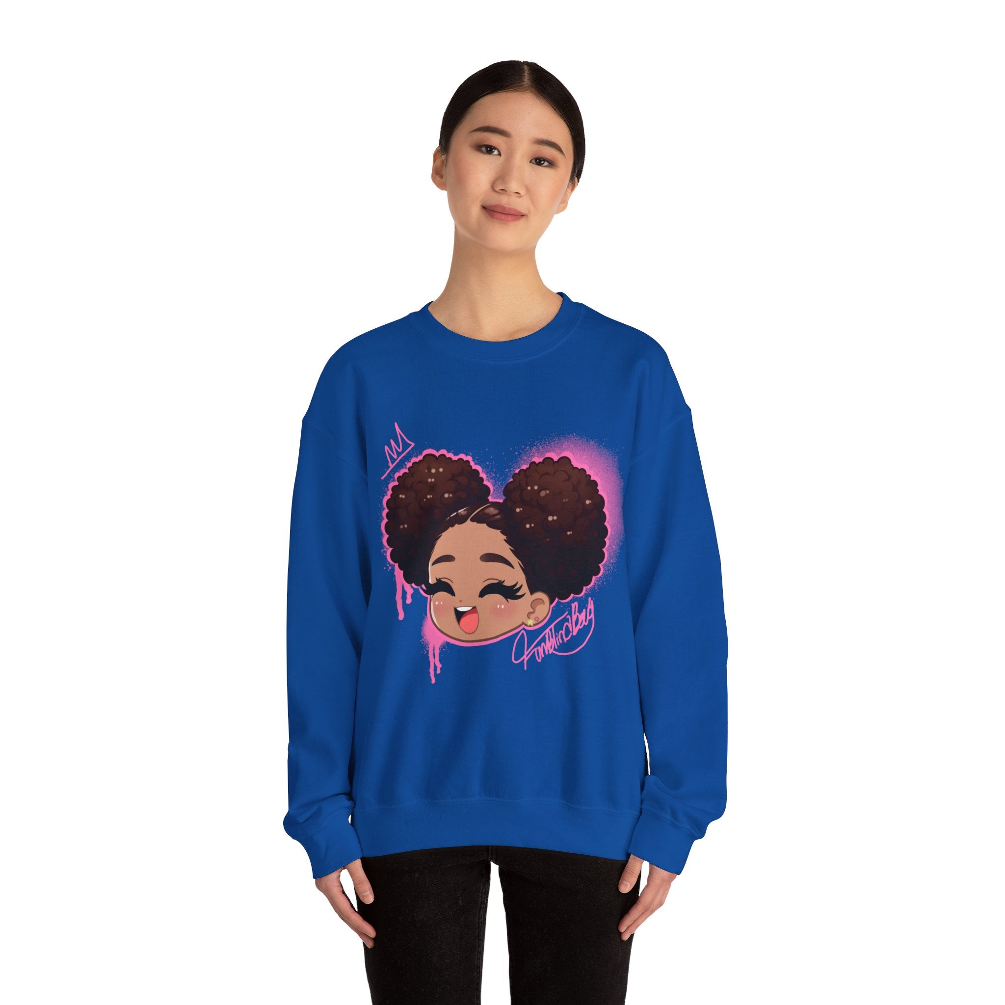 FunBlindBag Spray Paint  Crewneck Sweatshirt