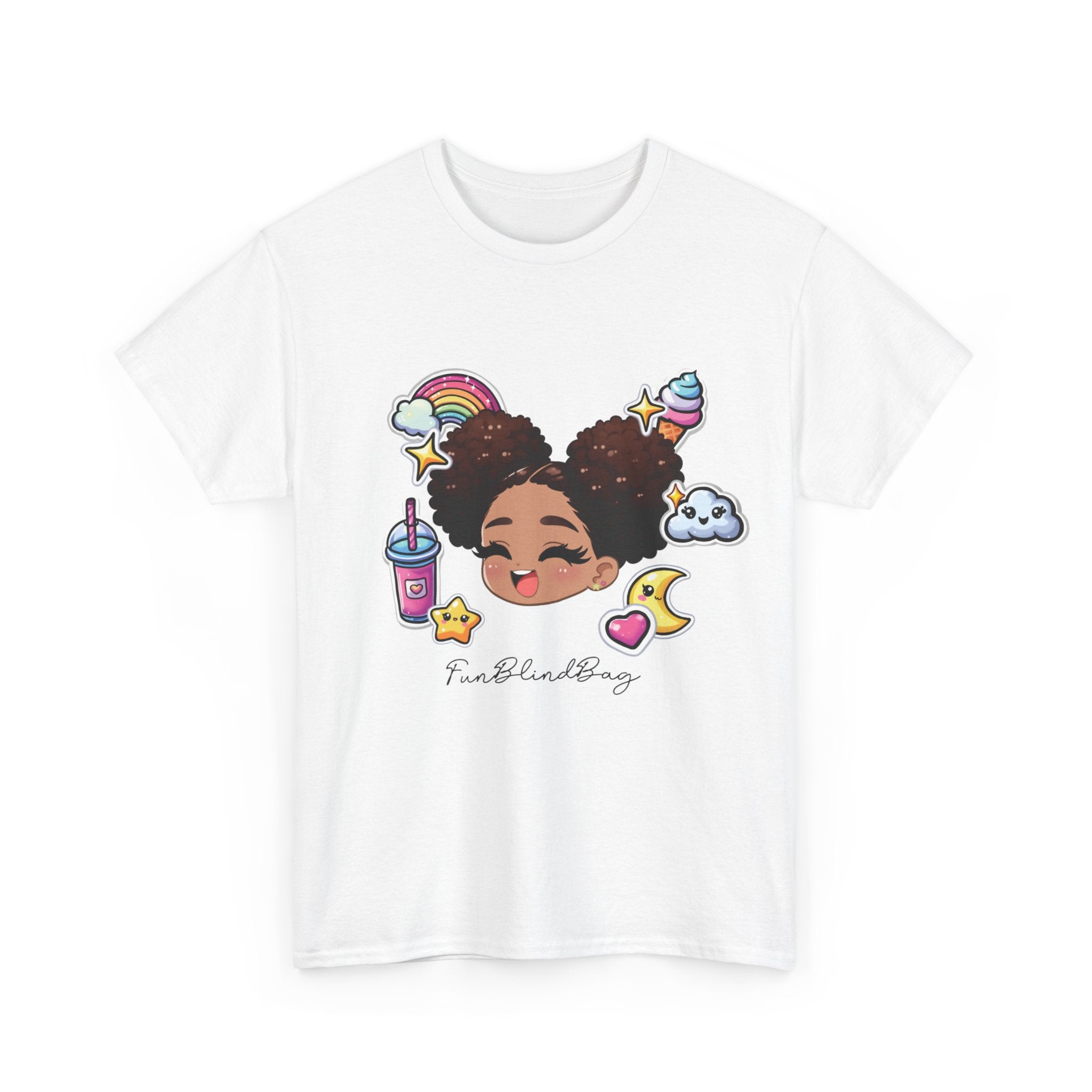 FunBlindBag Kawaii Sticker Graphic Tee