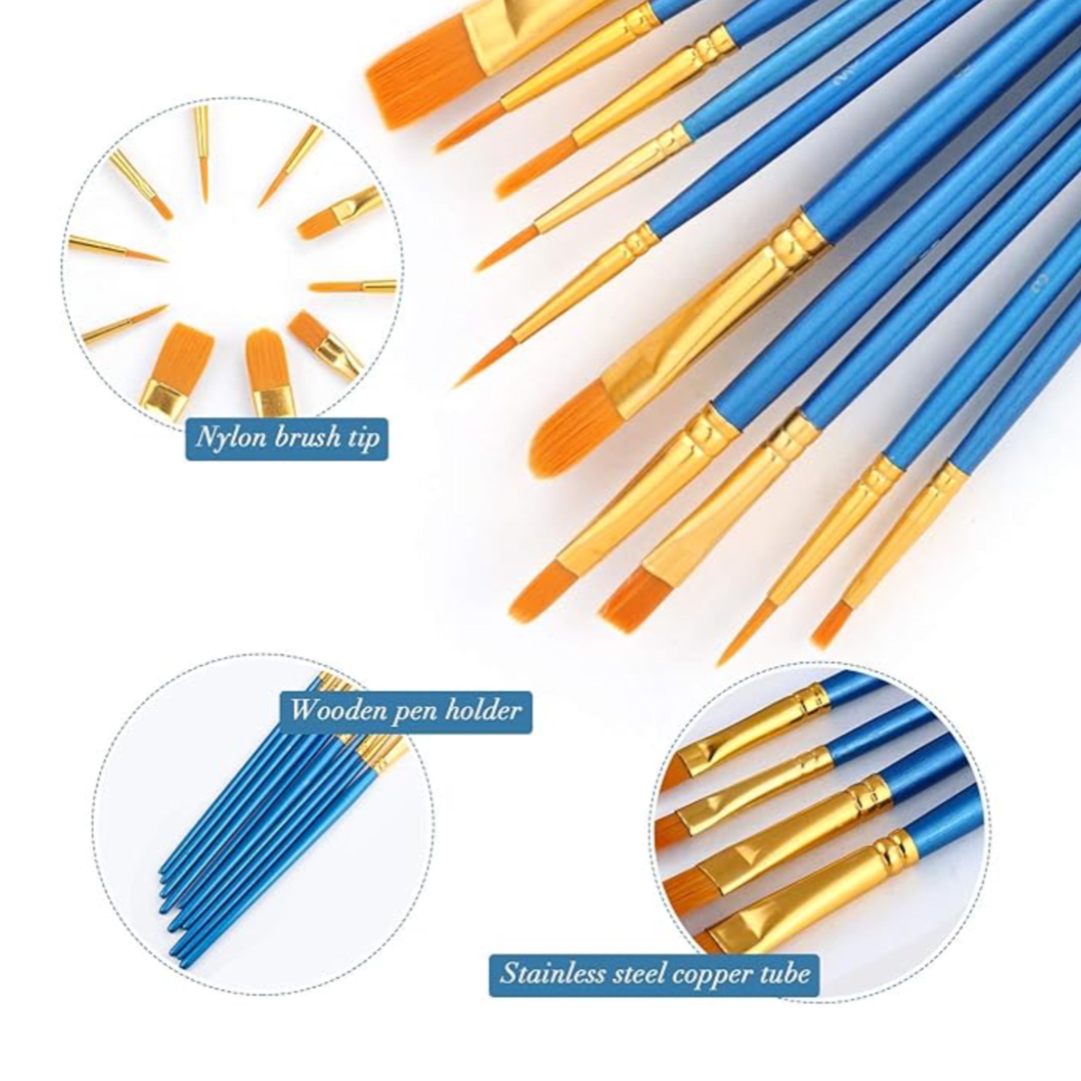 Paint Brush Set, 10-ct.