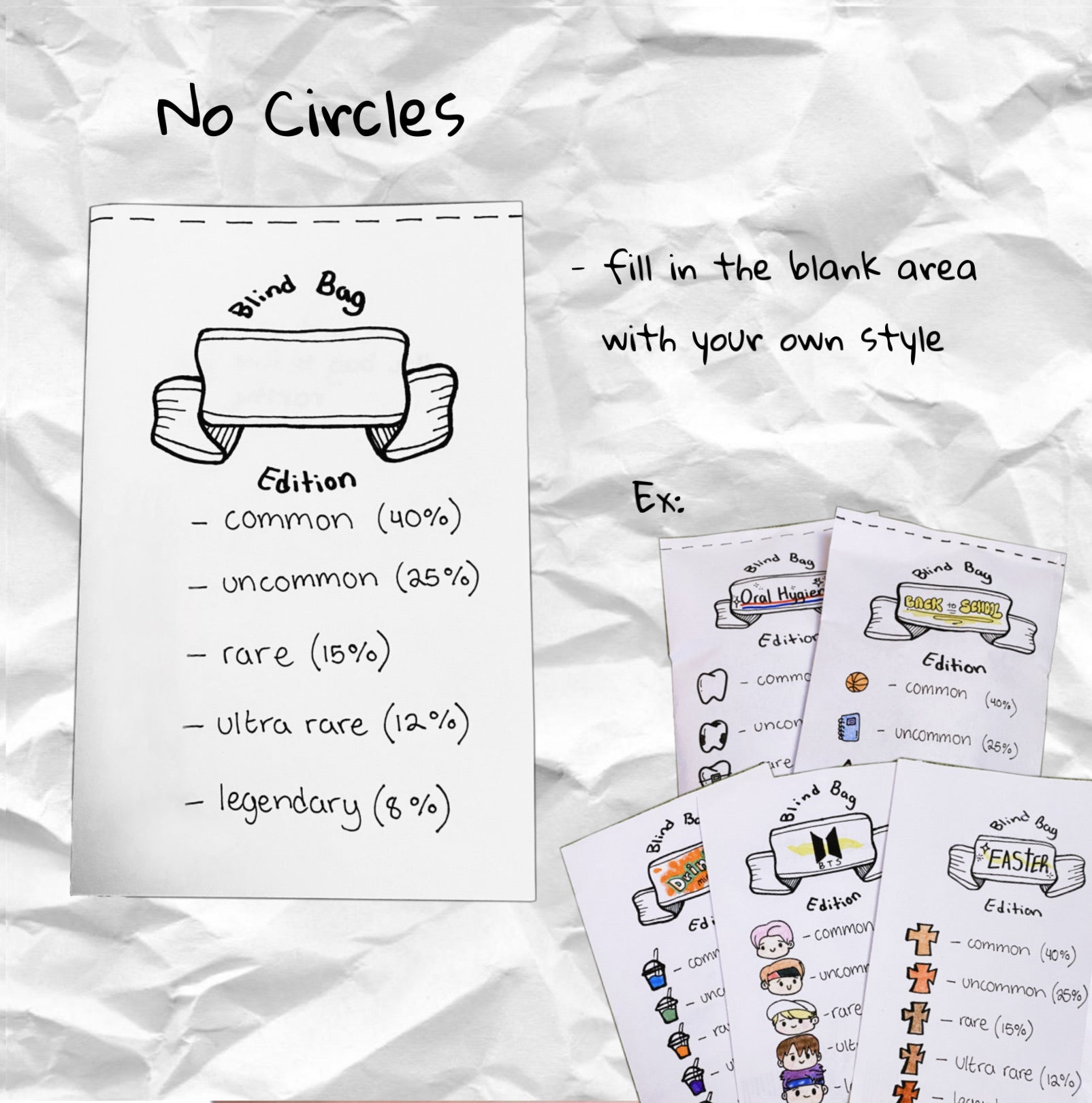 Pre-Made Empty Blind Bags (10 Pack)