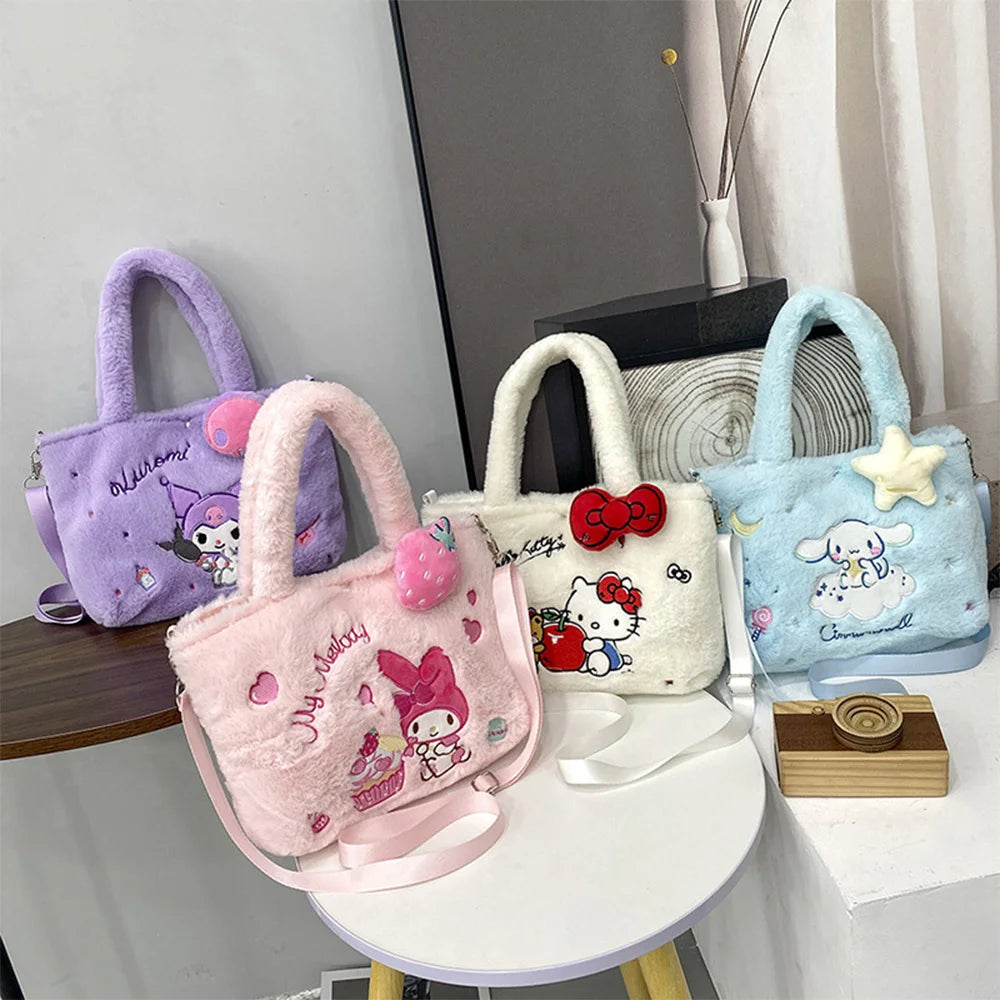 Y2K Hello Kitty and Friends Dream Bag: Stylish Plush Perfection